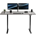 thumbnail image 1 of VIVO Electric Dual Motor 71” x 30” Standing Desk, Dark Gray Top, Black Frame, 1 of 2