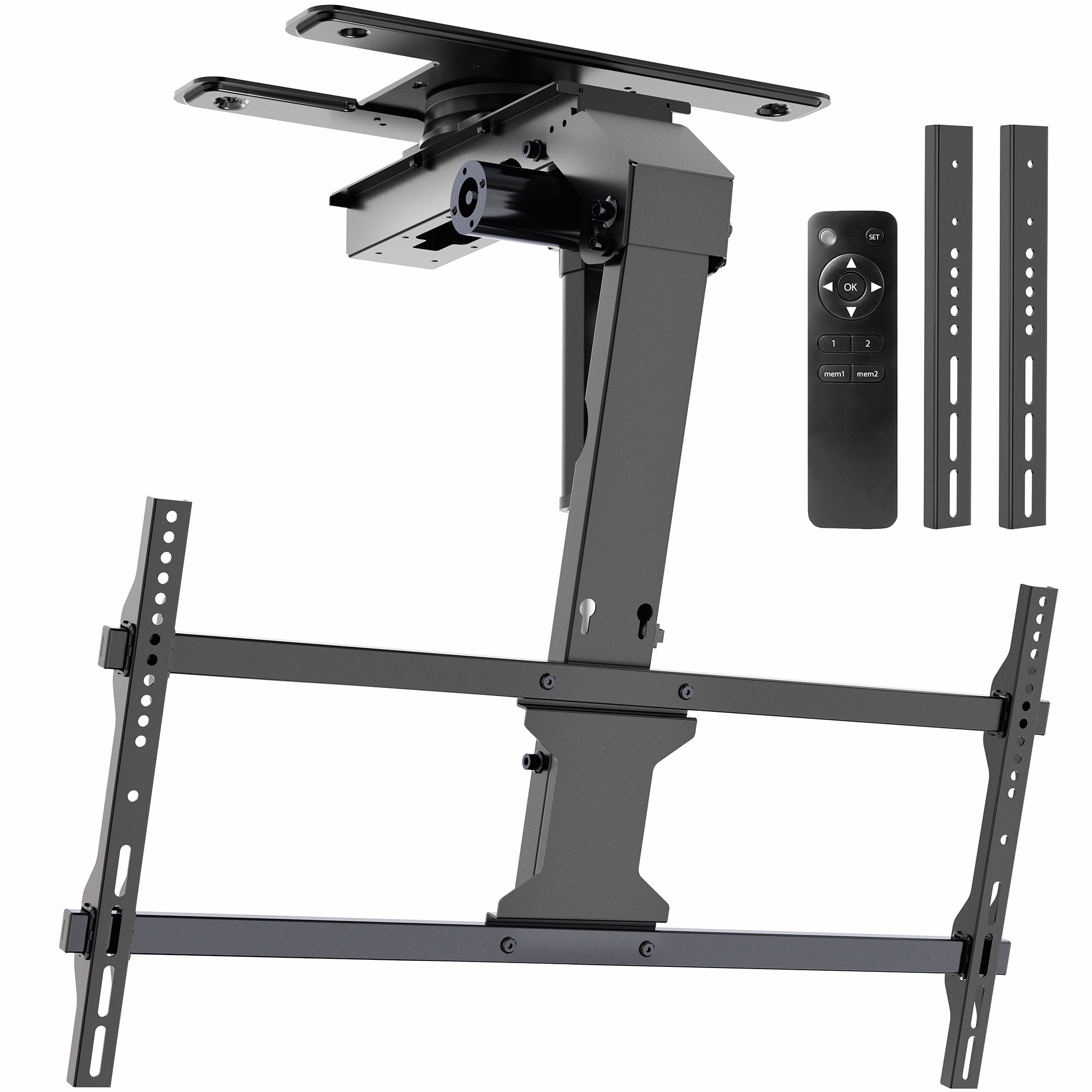 VIVO Electric Flip Down and Swivel Ceiling TV Mount for 37 to 86 inch Screens