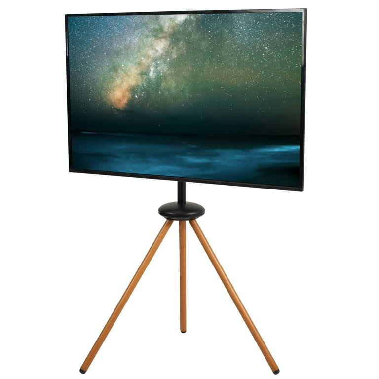 VIVO Foldable Easel 43 to 65 inch Screen Studio TV Floor Stand, Collapsible  Base 