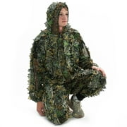 VIVO Ghillie Suit Adult XL/XXL with Leaves, Camouflage Forest Hunting