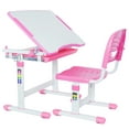 thumbnail image 1 of VIVO Height Adjustable Childrens Desk & Chair Kids Interactive Work Station Pink, 1 of 9