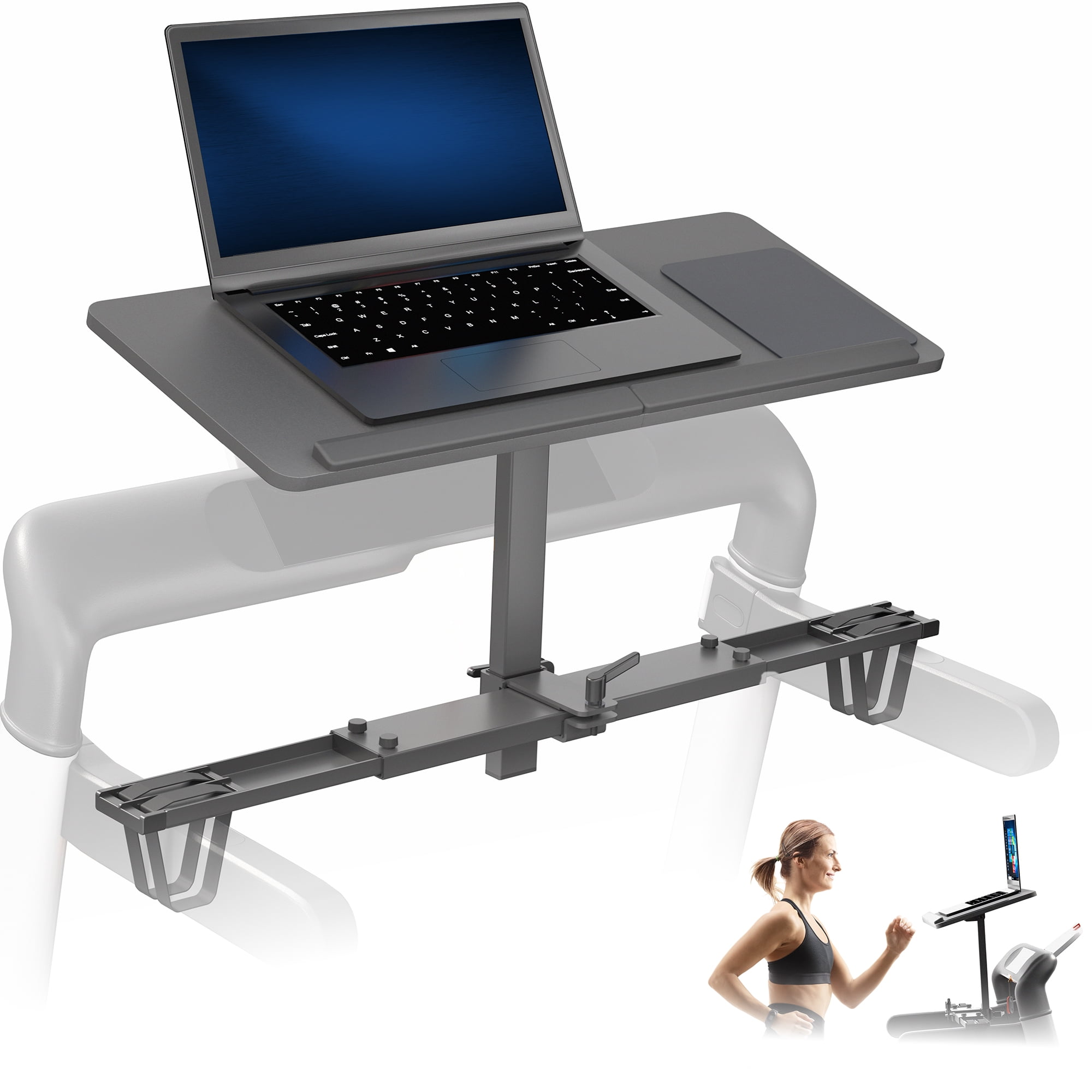Ollieroo Treadmill Laptop Stand, Detachable Treadmill Desk