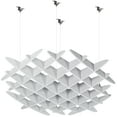 thumbnail image 1 of VIVO Light Gray Acoustic Ceiling Waffle Panel, 1 of 8