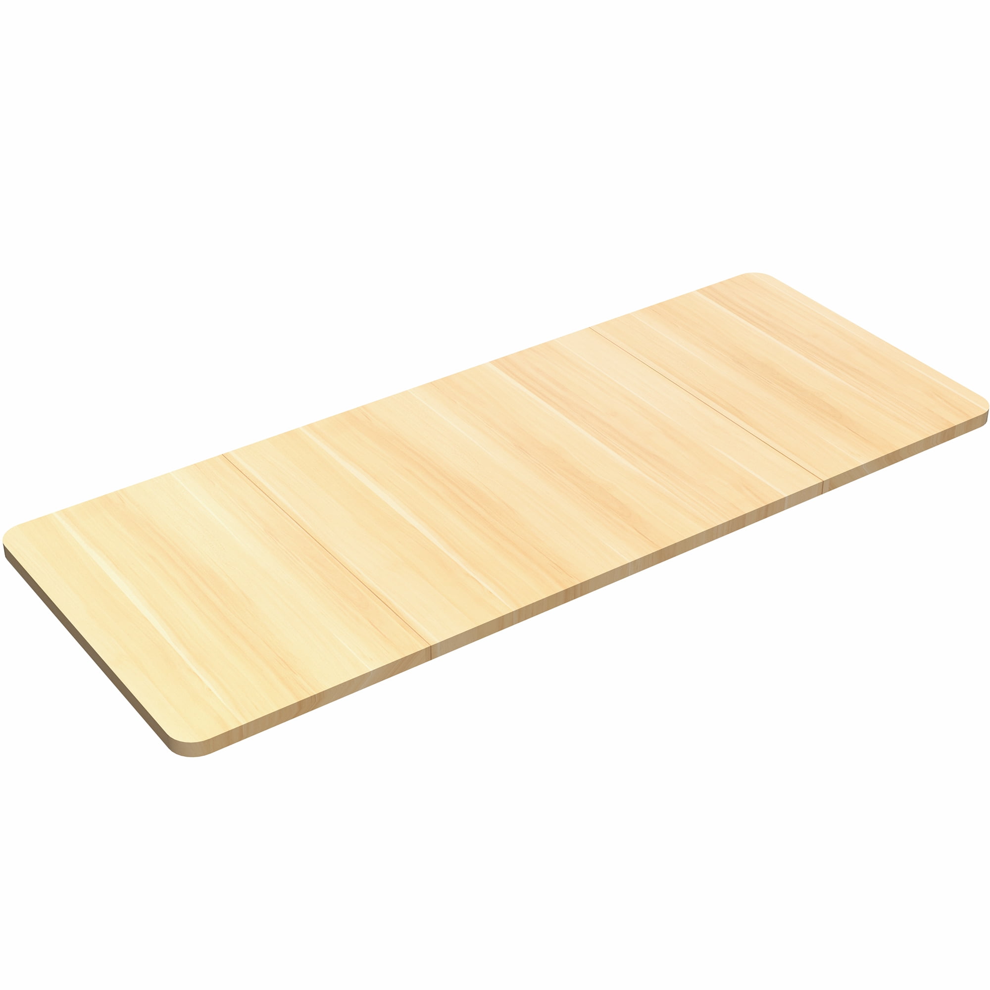 VIVO Light Wood 60 x 24 inch Universal Table Top for Sit to Stand Desk ...