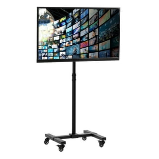 vivo Black Tripod 32 to 55 TV Display Floor Stand Height Adjustable Mount