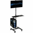 thumbnail image 1 of VIVO Mobile Computer Cart with Monitor Mount, PC Holder, Keyboard Tray, 1 of 4