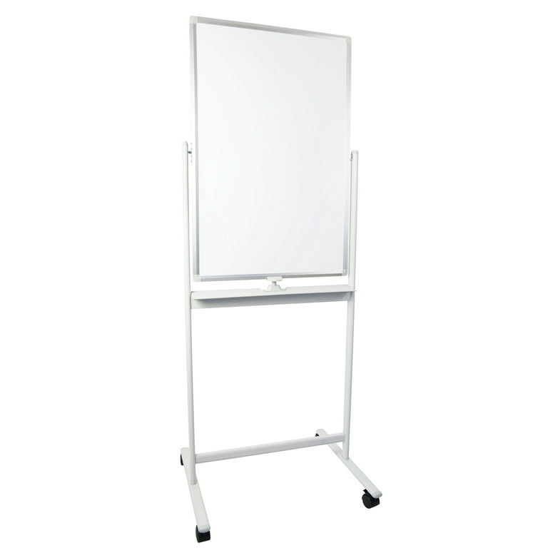 Wuzstar Dry Erase Board 24 x 35 Portable Double Sided Magnetic White Board with Writing Set Height Adjustable White Board Easel, Size: 24 x 35 x 2