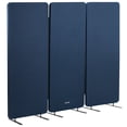 thumbnail image 1 of VIVO Navy Blue 72 x 66 inch Privacy Panel Office Partition, Cubicle Room Divider, 1 of 8