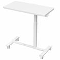 thumbnail image 1 of VIVO Pneumatic 32" x 16" Over Sofa Laptop Table, Mobile Desktop, White, 1 of 8