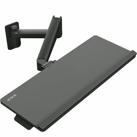 VIVO Pneumatic Heavy Duty Wall Mounted 24 inch Keyboard Tray