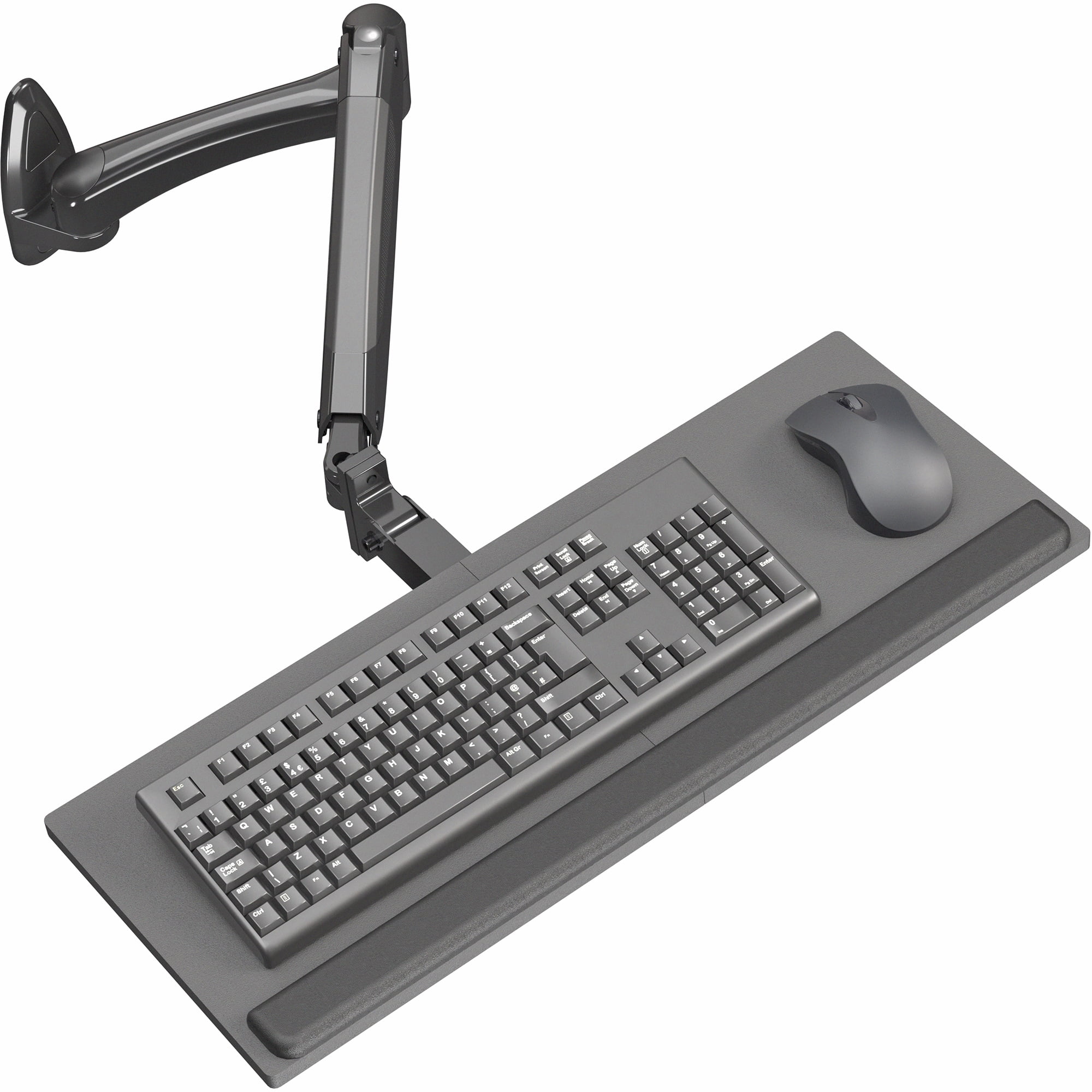 VIVO Pneumatic Keyboard Mouse Platform Wall Mount Keyboard Tray Arm Walmart Business Supplies
