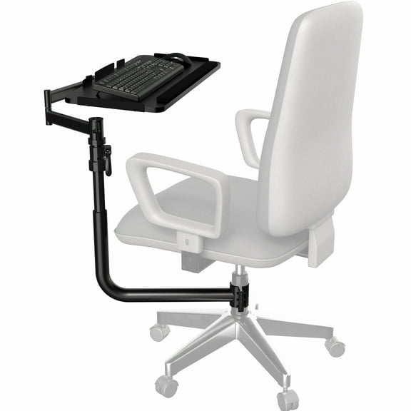VIVO Premium Office Chair Mounted 26" x 12" Full Motion Keyboard and Mouse Tray