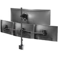 thumbnail image 1 of VIVO Quad Computer Monitor Desk Mount, 1 Ultrawide to 49", 3 Standard to 27", 1 of 8