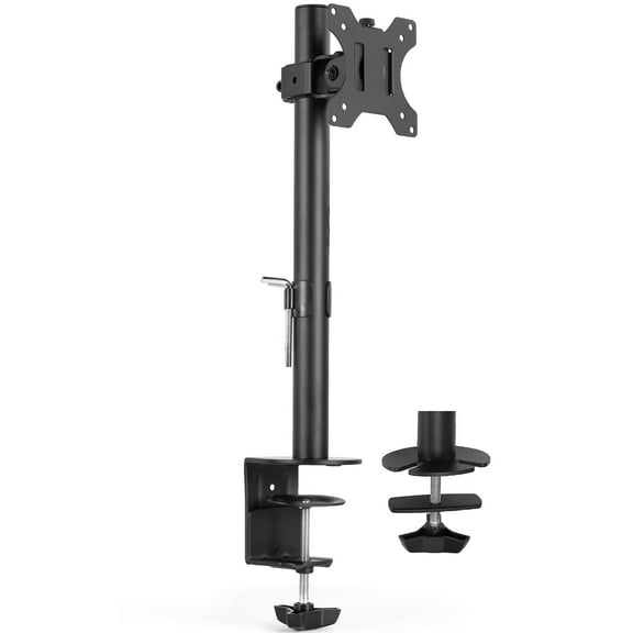 VIVO Single Monitor Adjustable Tilt Desk Mount Stand for 1 LCD Screen up to 38"