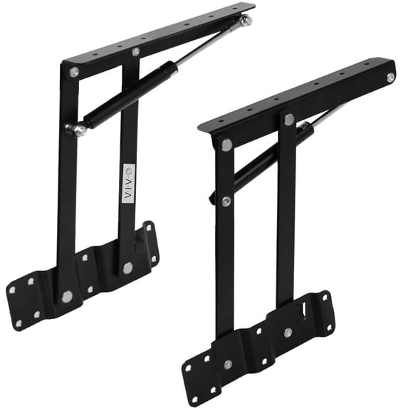 VIVO Steel Coffee Table Lift Mechanism Hinges (x2), Pneumatic Assisted Lift