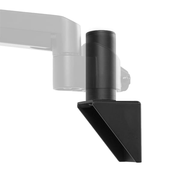 VIVO Steel Monitor Mount to Wall Conversion Pole Bracket, Standard 1.4" Diameter