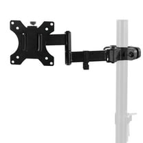VIVO Steel Universal Pole Mount Monitor Arm VESA Plate | Fits 17" to 32" Screens