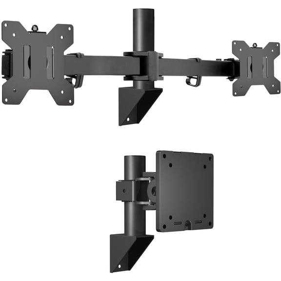 VIVO Telescoping Dual & Single Ultrawide Monitor Wall Mount, Triple Mount Setup