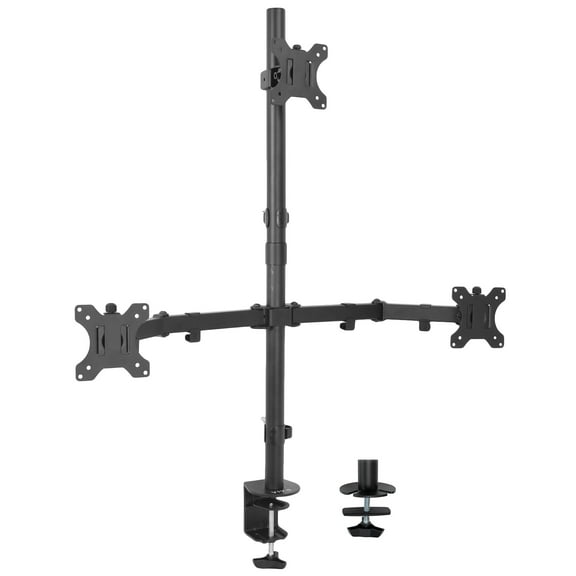 VIVO Triple Monitor Desk Mount Stand, Heavy Duty, 3 Computer Screens up to 30"