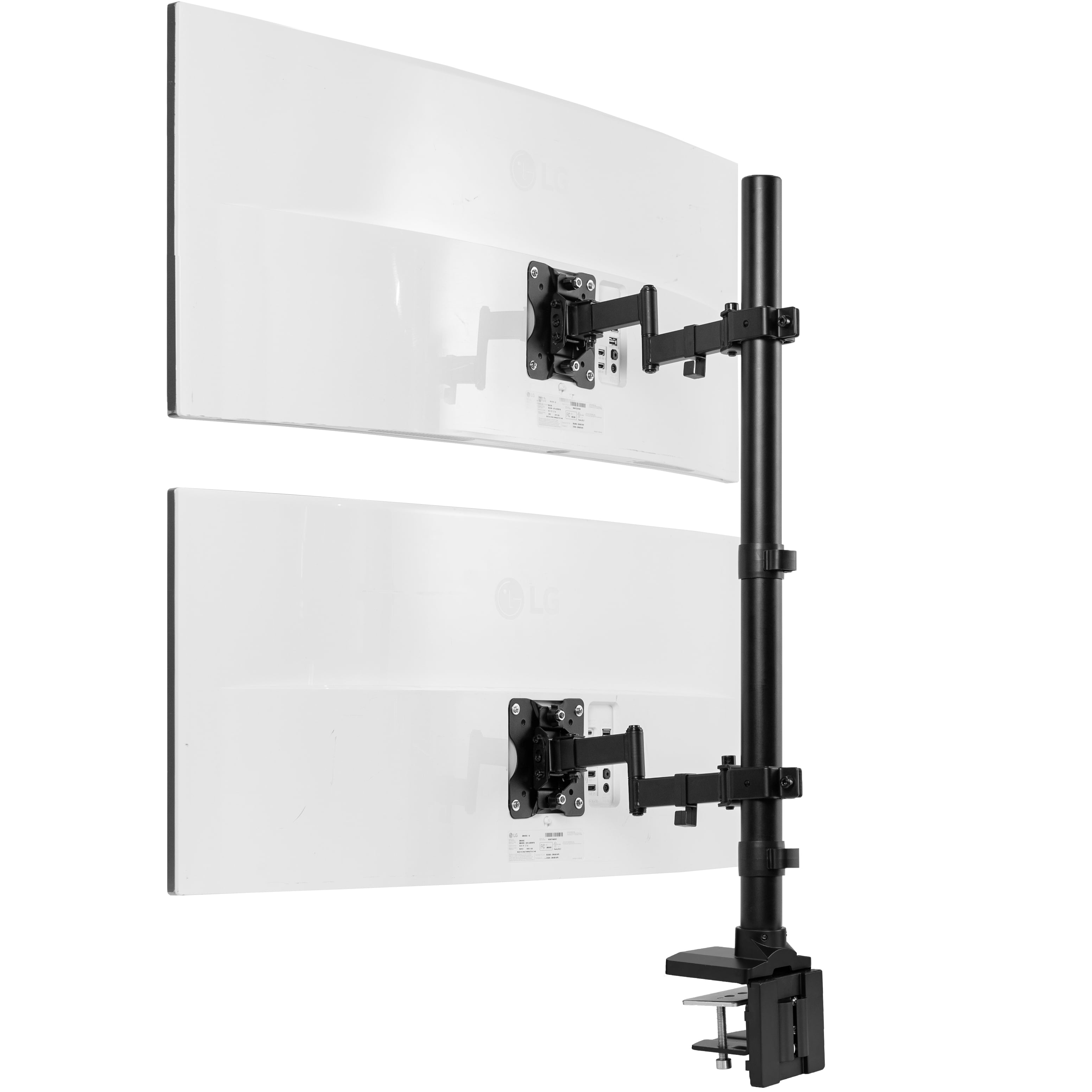 VIVO Dual Ultrawide Monitor Mount with Extra Tall Stand, Black