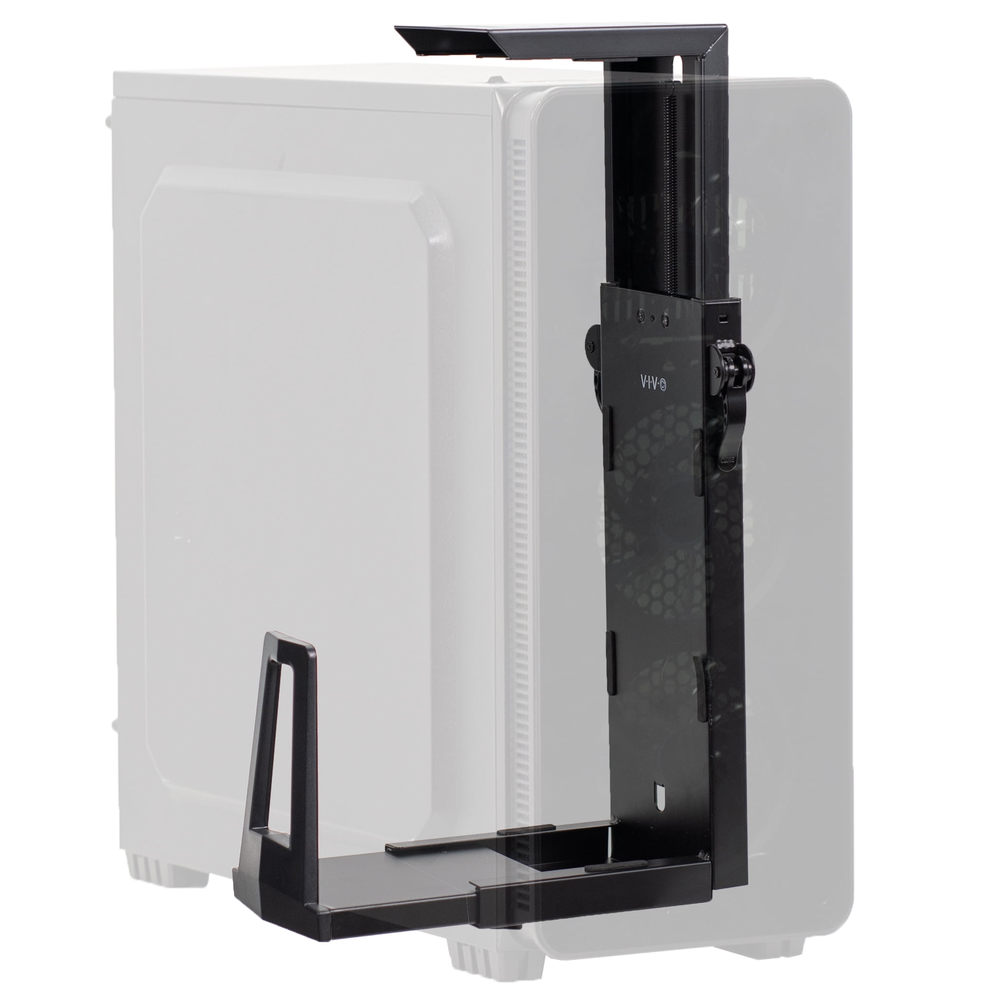 VIVO Under Desk Gaming PC Mount, Open Frame Computer Case Holder