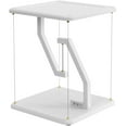 thumbnail image 1 of VIVO Universal White 12" Tensegrity Speaker Stand, Floating Tabletop Platform, 1 of 9