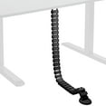 thumbnail image 1 of VIVO Vertebrae Cable Management Kit Height Adjustable Desk Quad Wire Organizer, 1 of 8