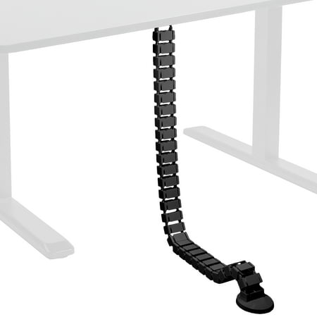 VIVO Vertebrae Cable Management Kit Height Adjustable Desk Quad Wire Organizer
