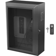 VIVO Wall-Mounted EV Charger Protective Box with Safety Padlock