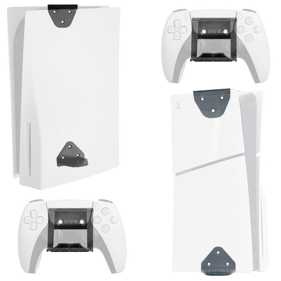 VIVO Wall and Under Desk Mount Designed for PS5 & PS5 Slim Console