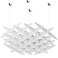 thumbnail image 1 of VIVO White Acoustic Ceiling Waffle Panel, 1 of 8