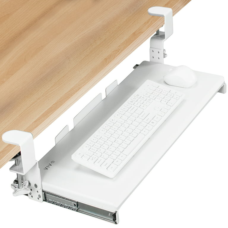  Keyboard Tray, Creative Laptop Bracket Keyboard Mouse Pad  Bracket Lift Swivel Chair/Computer Chair/Boss Chair Multifunctional  Comfortable Ergonomic Adjustable,White : Office Products