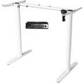 thumbnail image 1 of VIVO White Electric Single Motor Stand Up Height Adjustable Desk Frame, 1 of 8