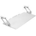 thumbnail image 1 of VIVO White Extra Sturdy Under Desk Keyboard Tray with Swinging Height Adjustment, 1 of 7