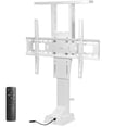 thumbnail image 1 of VIVO White TV Motorized Vertical Stand Lift 37" to 55", Height Adjustable Mount, 1 of 6