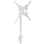 VIVO White Ultrawide Screen TV Desk Mount up to 55" Full Motion Television Stand