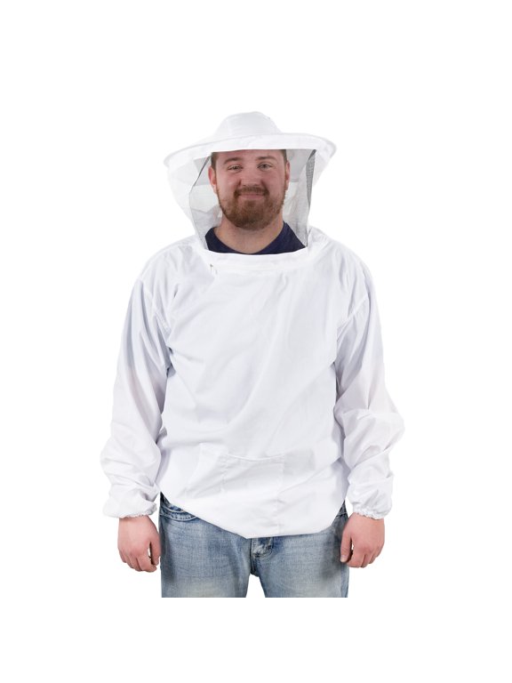 XXL Beekeeping Bee Keeping Suit, Jacket, Pull Over, Smock with Veil