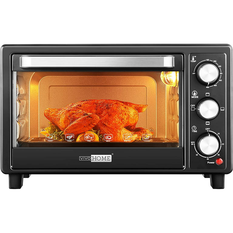 Tactile Convection Countertop Toaster Oven - Black
