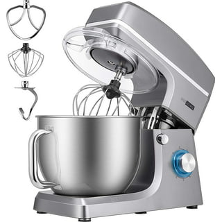 WhizMax 7.5Qt Stand Mixer, 660W 10 Speed Tilt Head Kitchen Dough Mixer with  Stainless Steel Bowl, Black