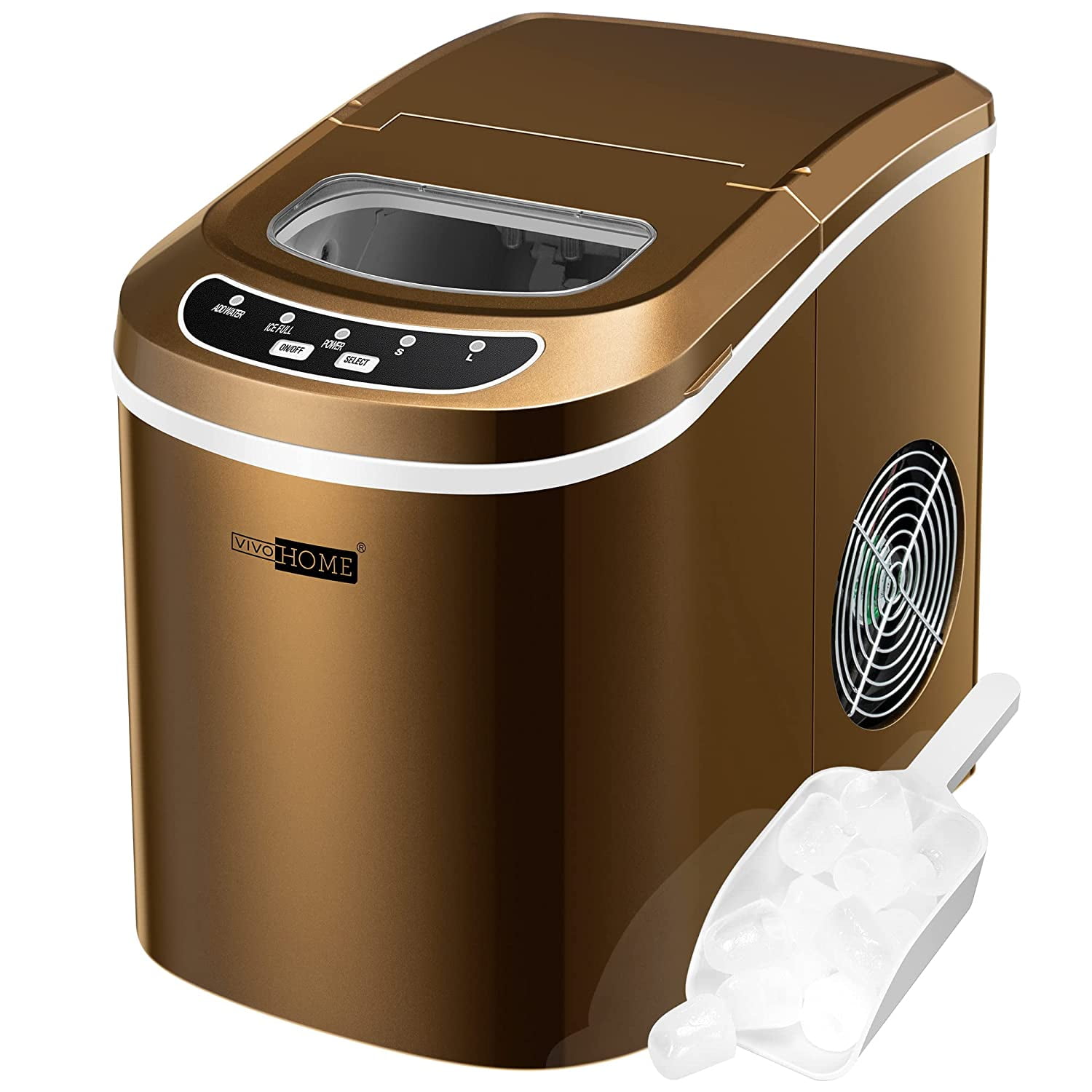 VIVOHOME Countertop Ice Maker,SelfCleaning Portable Ice Maker Machine