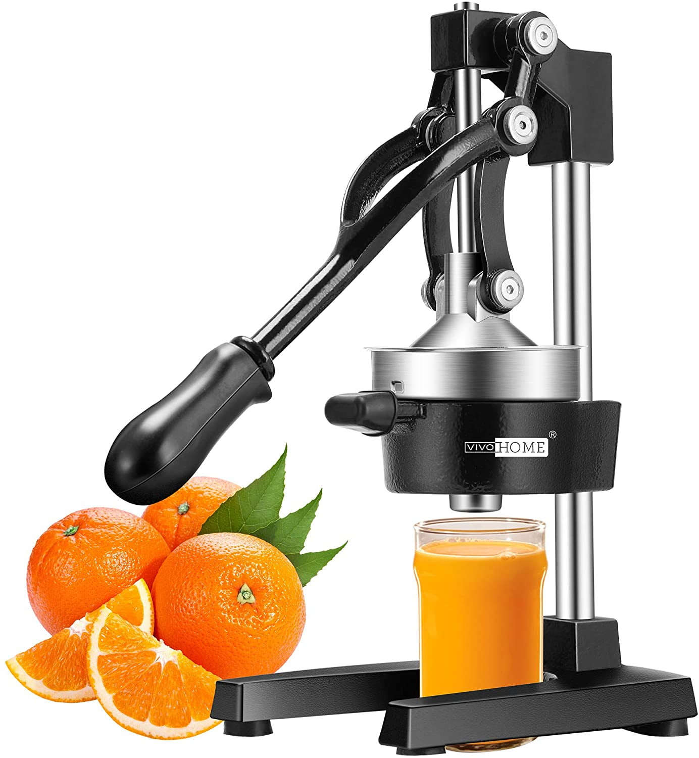 Wovilon Small Manual Juicer Handheld Fresh Juice Squeezer Heavy Duty Metal  Extractor Citrus Fruit Press Presser Reamer No Seed Pulp Drink Home