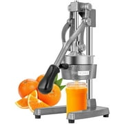VIVOHOME Heavy Duty Commercial Manual Hand Press Citrus Orange Lemon Juicer Squeezer Machine Grey