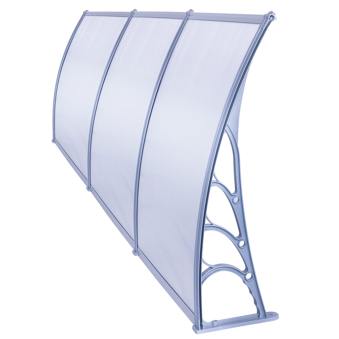 VIVOHOME Polycarbonate Window Door Awning 40 Inch x 120 Inch Gray