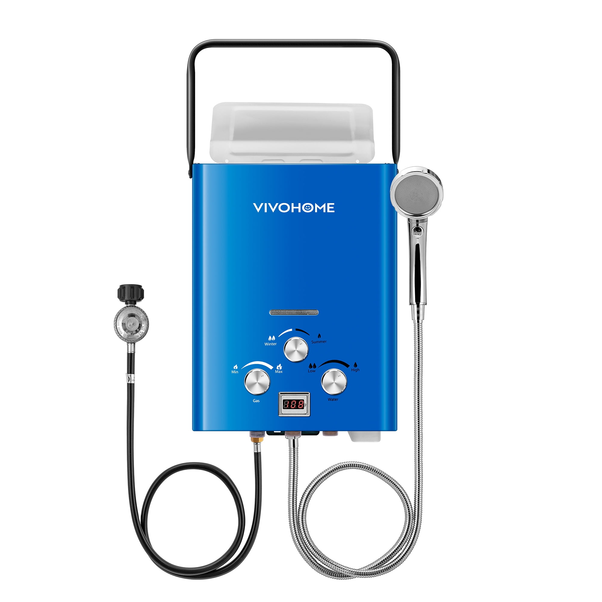 VIVOHOME Portable Propane Tankless Water Heater, 1