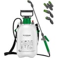 thumbnail image 1 of VIVOSUN 1 Gallon Pump Pressure Sprayer, 4L Pressurized Lawn & Garden Water Spray Bottle with 3 Water Nozzles, Adjustable Shoulder Strap, Pressure Relief Valve, for Plants and Cleaning, 1 of 7