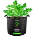 thumbnail image 1 of VIVOSUN 1 Pack 50 Gallon Grow Bag, Fabric Pot with Handles for Vegtables and Plants, Black, 1 of 7