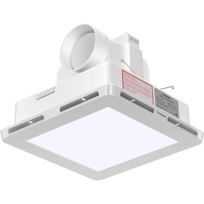 VIVOSUN 110 CFM 1.0 Sones Bathroom Ventilation & Exhaust Fan with Dimmable LED Light, 4 Inch Duct Fan