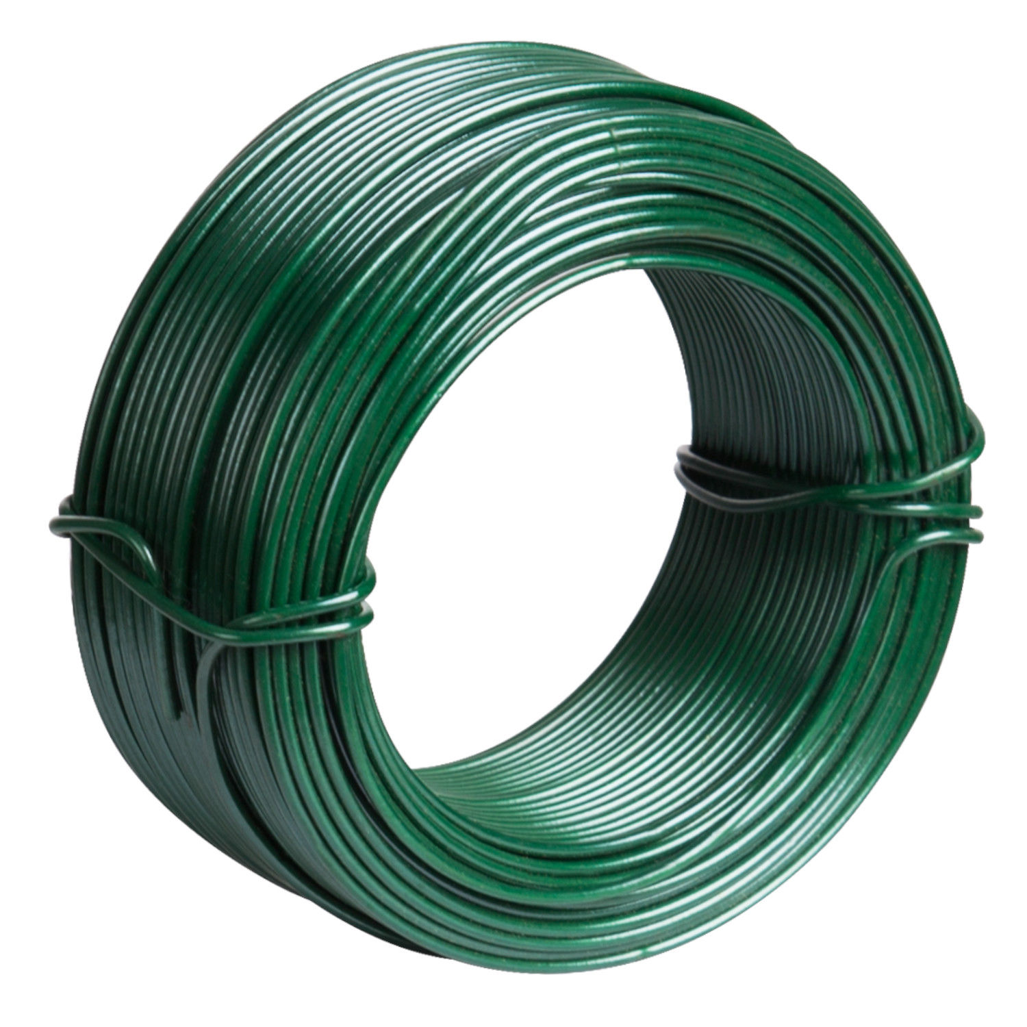 VIVOSUN 164' 20 Gauge Solid Steel Garden Fence Wire Coil w/ PVC Coated
