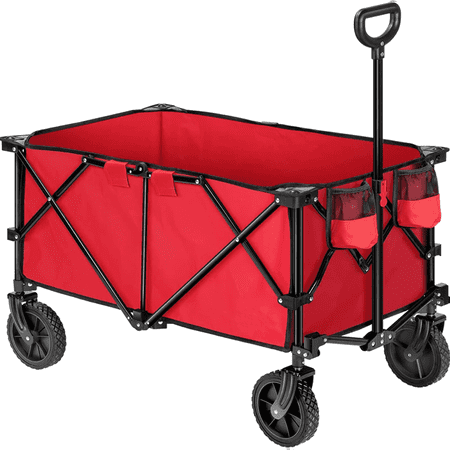 VIVOSUN 176 lbs Capacity Collapsible Wagon Cart with Foldable