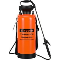 VIVOSUN 2-Gallon Pump Pressure Sprayer, Pressurized Lawn & Garden Water Spray Bottle with Adjustable Shoulder Strap, Pressure Relief Valve, for Spraying Plants, Garden Watering and Household Cleaning